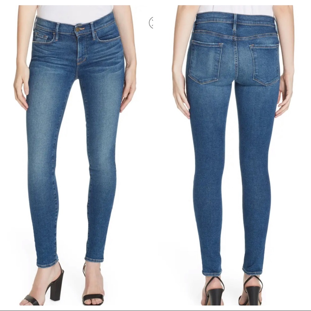 Frame Le Skinny de Jeanne in Fillmore, Size 25